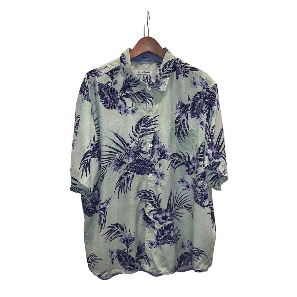 Tommy Bahama Hawaiian Button-Up Camp Shirt